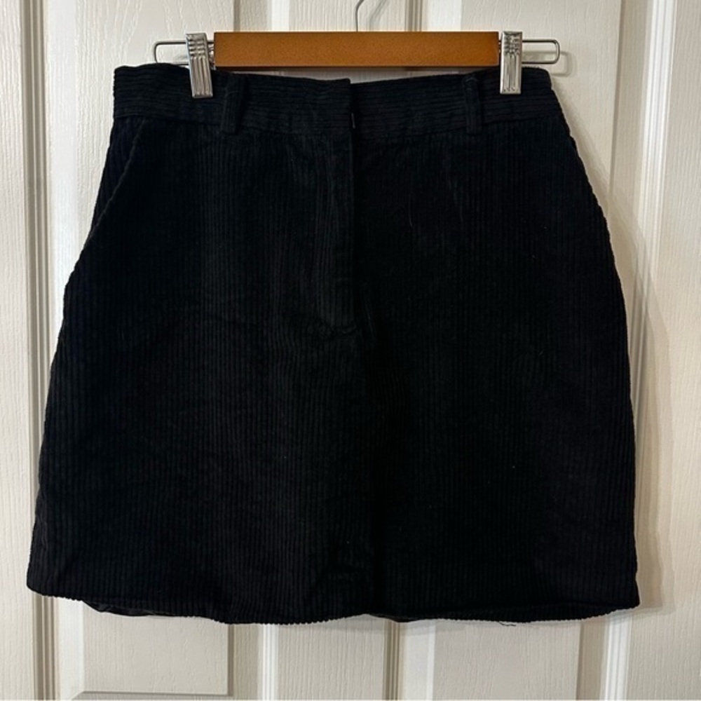Petal and Pup Black corduroy skirt, size 8